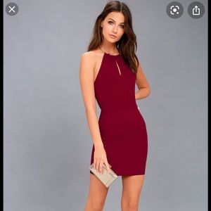 Lulus halter bodycon dress
